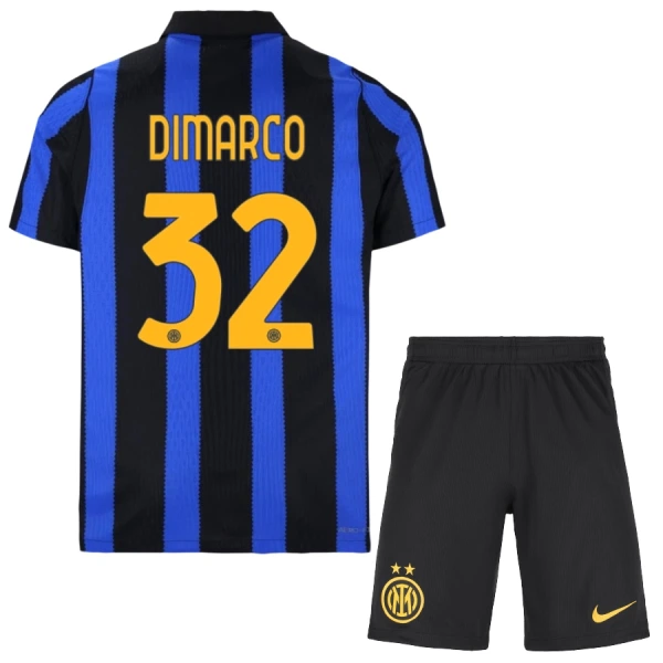 Günstige Inter Mailand Dimarco 32 Kindertrikot Heim 2026/27 Kurzarm