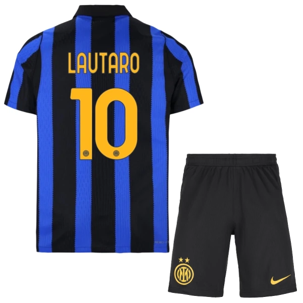 Günstige Inter Mailand Lautaro 10 Kindertrikot Heim 2026/27 Kurzarm
