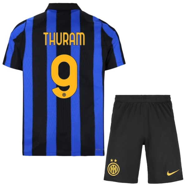 Günstige Inter Mailand Thuram 9 Kindertrikot Heim 2026/27 Kurzarm