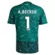 Günstige Liverpool A. Becker 1 Torwart Kindertrikot Heim 2026/27 Kurzarm Grüne