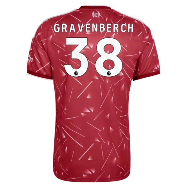 Günstige Liverpool Gravenberch 38 Kindertrikot Heim 2026/27 Kurzarm