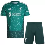 Günstige Liverpool Torwart Kindertrikot Heim 2026/27 Kurzarm Grüne