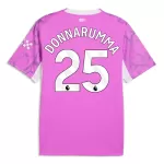 Günstige Manchester City Donnarumma 25 Torwart Herrentrikot Auswärts 2026/27 Kurzarm Rosa