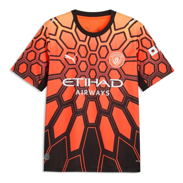 Günstige Manchester City Donnarumma 25 Torwart Herrentrikot Ausweich 2026/27 Kurzarm Orange