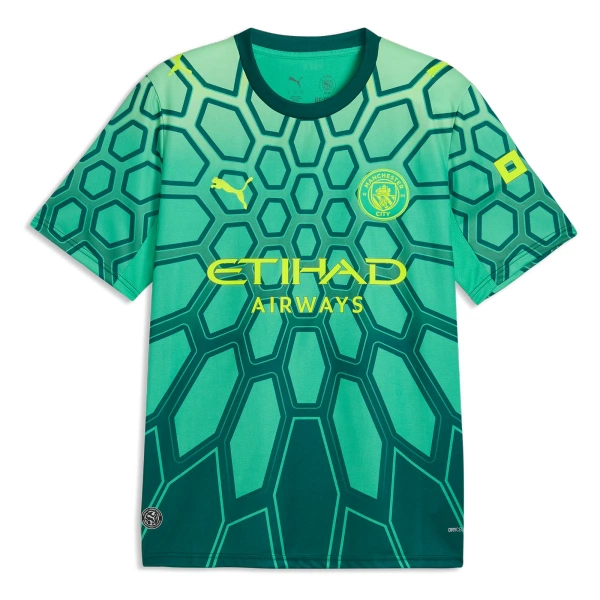 Günstige Manchester City Donnarumma 25 Torwart Herrentrikot Heim 2026/27 Kurzarm Grüne