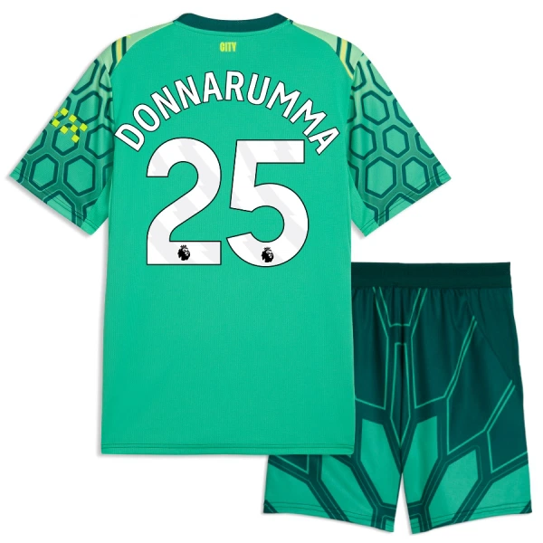 Günstige Manchester City Donnarumma 25 Torwart Kindertrikot Heim 2026/27 Kurzarm Grüne Günstige Manchester City Donnarumma 25 Torwart Kindertrikot Heim 2026/27 Kurzarm Grüne
