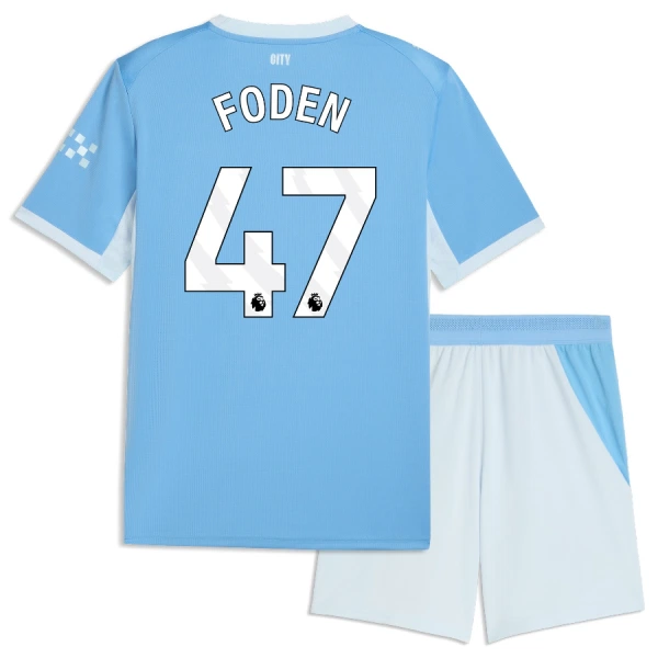 Günstige Manchester City Foden 47 Kindertrikot Heim 2026/27 Kurzarm