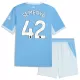 Günstige Manchester City Semenyo 42 Kindertrikot Heim 2026/27 Kurzarm