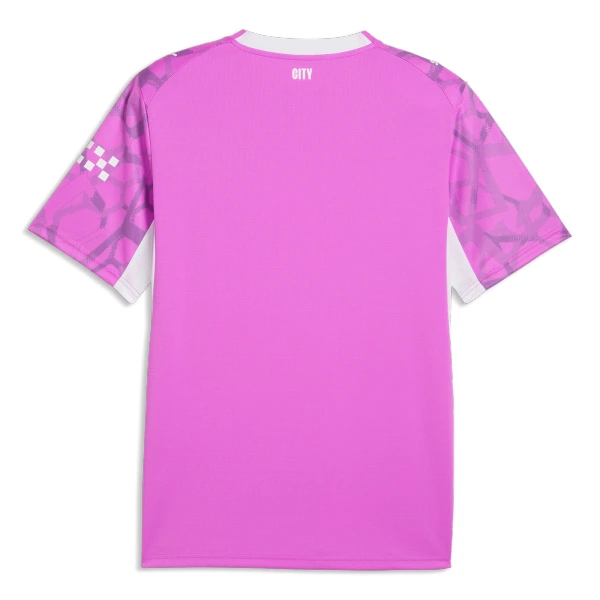 Günstige Manchester City Torwart Herrentrikot Auswärts 2026/27 Kurzarm Rosa