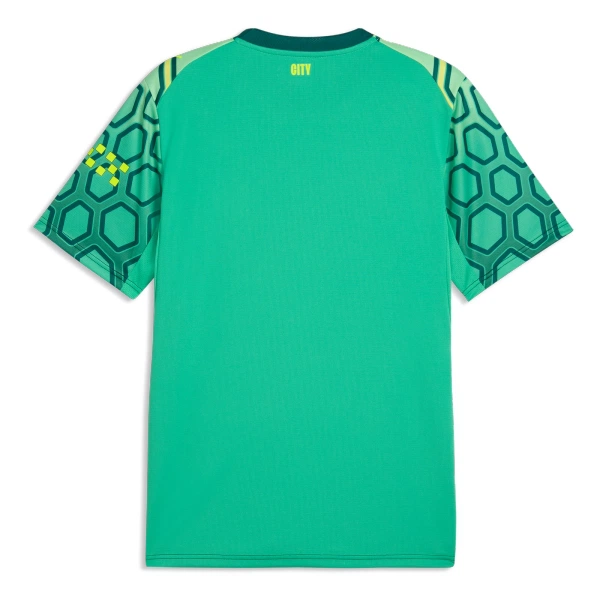 Günstige Manchester City Torwart Herrentrikot Heim 2026/27 Kurzarm Grüne