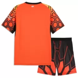 Günstige Manchester City Torwart Kindertrikot Ausweich 2026/27 Kurzarm Orange