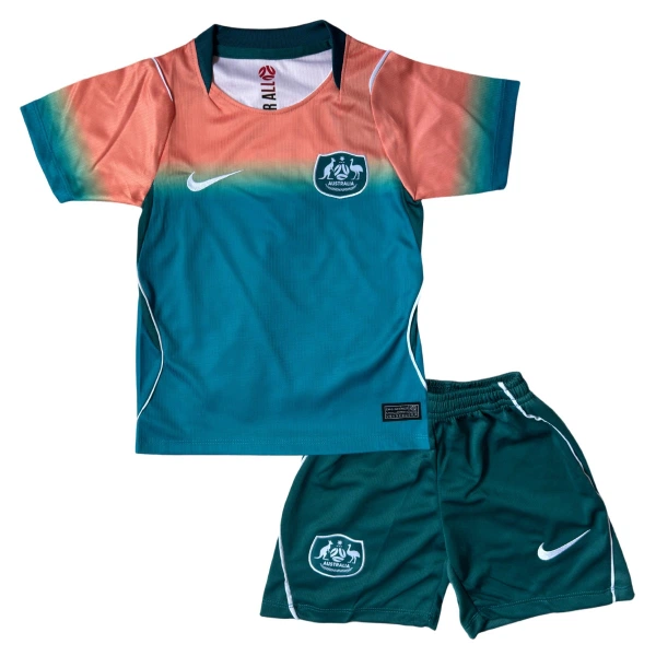 Günstige Australien Kindertrikot Auswärts WM 2026 Kurzarm Günstige Australien Kindertrikot Auswärts WM 2026 Kurzarm