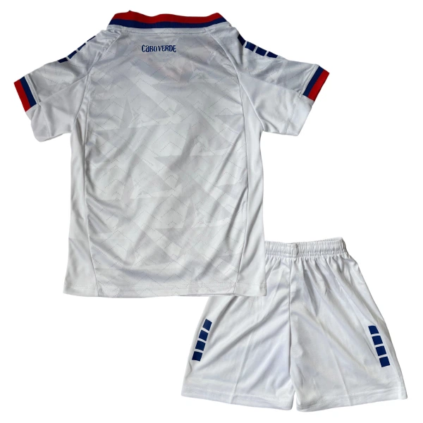 Günstige Cabo Verde Kindertrikot Auswärts WM 2026 Kurzarm