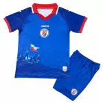 Günstige Haiti Kindertrikot Heim WM 2026 Kurzarm
