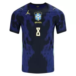 Günstige Brasilien Bruno Guimaraes 8 Herrentrikot Auswärts WM 2026 Kurzarm
