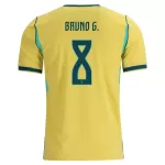Günstige Brasilien Bruno Guimaraes 8 Herrentrikot Heim WM 2026 Kurzarm