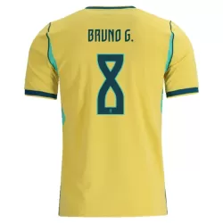Günstige Brasilien Bruno Guimaraes 8 Herrentrikot Heim WM 2026 Kurzarm Günstige Brasilien Bruno Guimaraes 8 Herrentrikot Heim WM 2026 Kurzarm