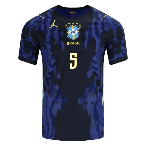 Günstige Brasilien Casemiro 5 Herrentrikot Auswärts WM 2026 Kurzarm