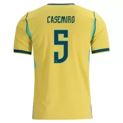Günstige Brasilien Casemiro 5 Herrentrikot Heim WM 2026 Kurzarm Günstige Brasilien Casemiro 5 Herrentrikot Heim WM 2026 Kurzarm