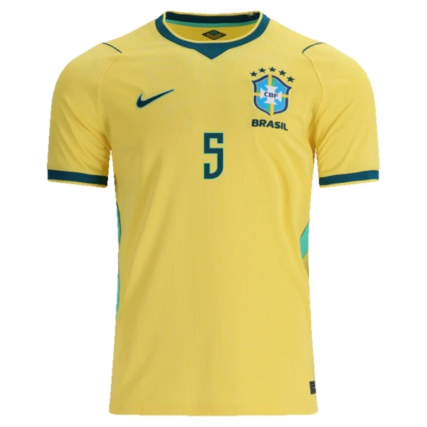 Günstige Brasilien Casemiro 5 Herrentrikot Heim WM 2026 Kurzarm