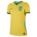 Günstige Brasilien Damentrikot Heim WM 2026 Kurzarm