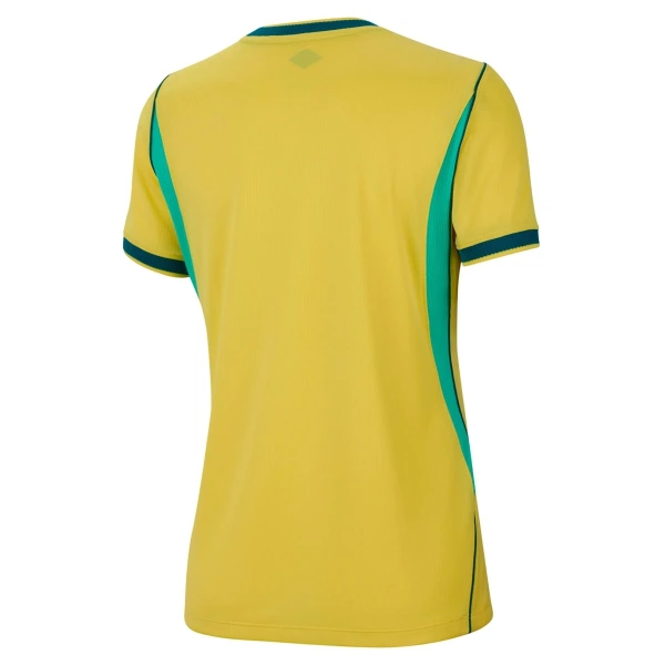 Günstige Brasilien Damentrikot Heim WM 2026 Kurzarm