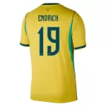 Günstige Brasilien Endrick 19 Herrentrikot Heim WM 2026 Kurzarm