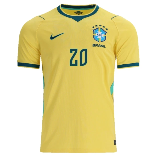 Günstige Brasilien Estevao 20 Herrentrikot Heim WM 2026 Kurzarm