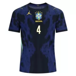 Günstige Brasilien Marquinhos 4 Herrentrikot Auswärts WM 2026 Kurzarm