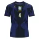 Günstige Brasilien Marquinhos 4 Herrentrikot Auswärts WM 2026 Kurzarm