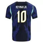 Günstige Brasilien Neymar JR 10 Herrentrikot Auswärts WM 2026 Kurzarm