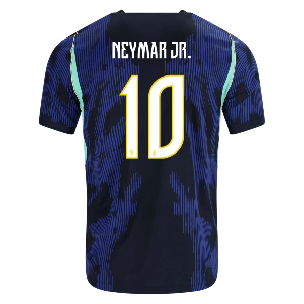Günstige Brasilien Neymar JR 10 Kindertrikot Auswärts WM 2026 Kurzarm