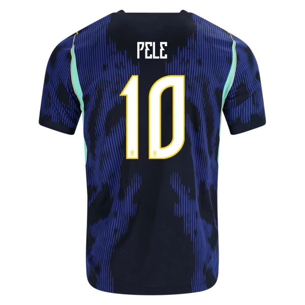 Günstige Brasilien Pele 10 Herrentrikot Auswärts WM 2026 Kurzarm Günstige Brasilien Pele 10 Herrentrikot Auswärts WM 2026 Kurzarm