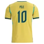 Günstige Brasilien Pele 10 Herrentrikot Heim WM 2026 Kurzarm