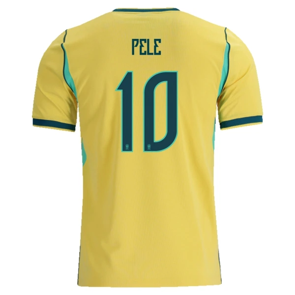 Günstige Brasilien Pele 10 Herrentrikot Heim WM 2026 Kurzarm
