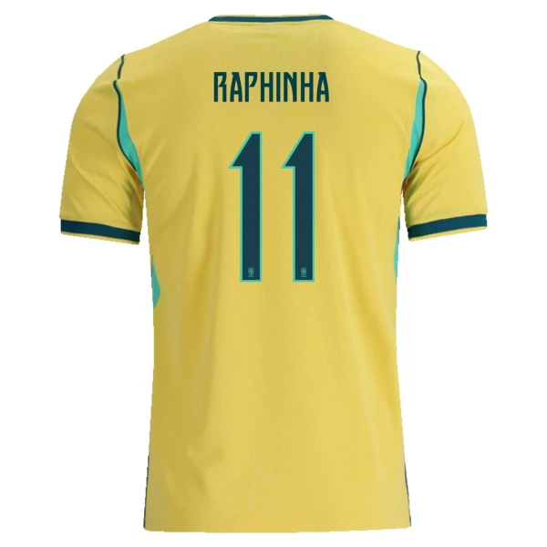 Günstige Brasilien Raphinha 11 Herrentrikot Heim WM 2026 Kurzarm Günstige Brasilien Raphinha 11 Herrentrikot Heim WM 2026 Kurzarm