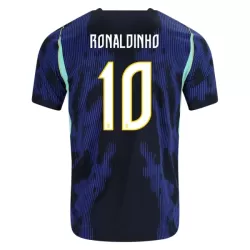 Günstige Brasilien Ronaldinho 10 Herrentrikot Auswärts WM 2026 Kurzarm Günstige Brasilien Ronaldinho 10 Herrentrikot Auswärts WM 2026 Kurzarm