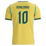 Günstige Brasilien Ronaldinho 10 Herrentrikot Heim WM 2026 Kurzarm