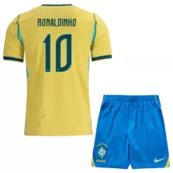 Günstige Brasilien Ronaldinho 10 Kindertrikot Heim WM 2026 Kurzarm Günstige Brasilien Ronaldinho 10 Kindertrikot Heim WM 2026 Kurzarm