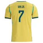 Günstige Brasilien Vini JR. 7 Herrentrikot Heim WM 2026 Kurzarm