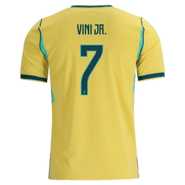 Günstige Brasilien Vini JR. 7 Herrentrikot Heim WM 2026 Kurzarm Günstige Brasilien Vini JR. 7 Herrentrikot Heim WM 2026 Kurzarm