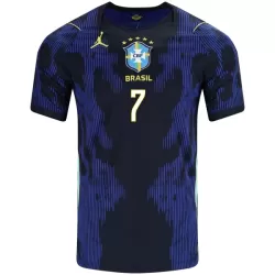 Günstige Brasilien Vini JR. 7 Kindertrikot Auswärts WM 2026 Kurzarm