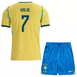 Günstige Brasilien Vini JR. 7 Kindertrikot Heim WM 2026 Kurzarm Günstige Brasilien Vini JR. 7 Kindertrikot Heim WM 2026 Kurzarm