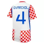 Günstige Kroatien Gvardiol 4 Herrentrikot Heim WM 2026 Kurzarm