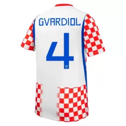Günstige Kroatien Gvardiol 4 Herrentrikot Heim WM 2026 Kurzarm Günstige Kroatien Gvardiol 4 Herrentrikot Heim WM 2026 Kurzarm