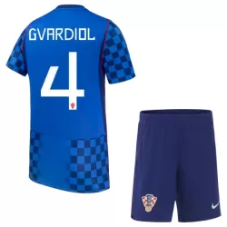 Günstige Kroatien Gvardiol 4 Kindertrikot Auswärts WM 2026 Kurzarm Günstige Kroatien Gvardiol 4 Kindertrikot Auswärts WM 2026 Kurzarm
