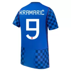 Günstige Kroatien Kramaric 9 Herrentrikot Auswärts WM 2026 Kurzarm Günstige Kroatien Kramaric 9 Herrentrikot Auswärts WM 2026 Kurzarm
