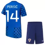 Günstige Kroatien Perišić 14 Kindertrikot Auswärts WM 2026 Kurzarm