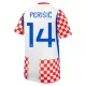 Günstige Kroatien Perišić 14 Kindertrikot Heim WM 2026 Kurzarm