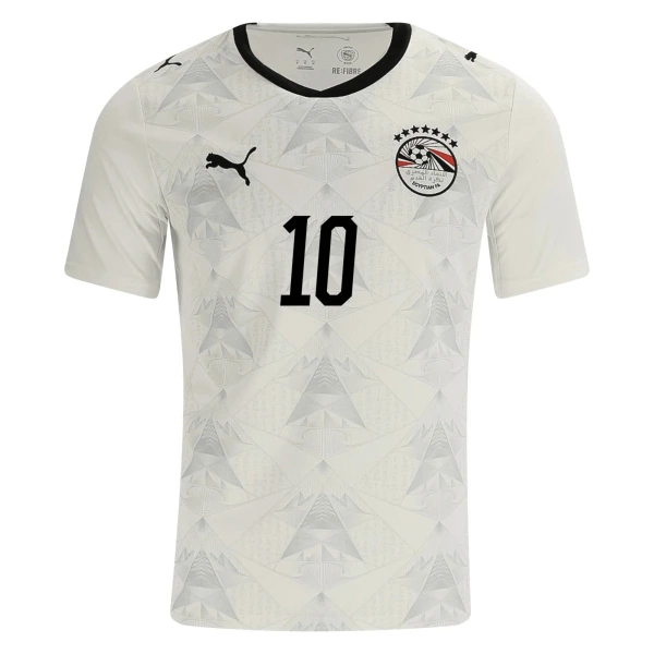 Günstige Ägypten M. Salah 10 Herrentrikot Auswärts WM 2026 Kurzarm